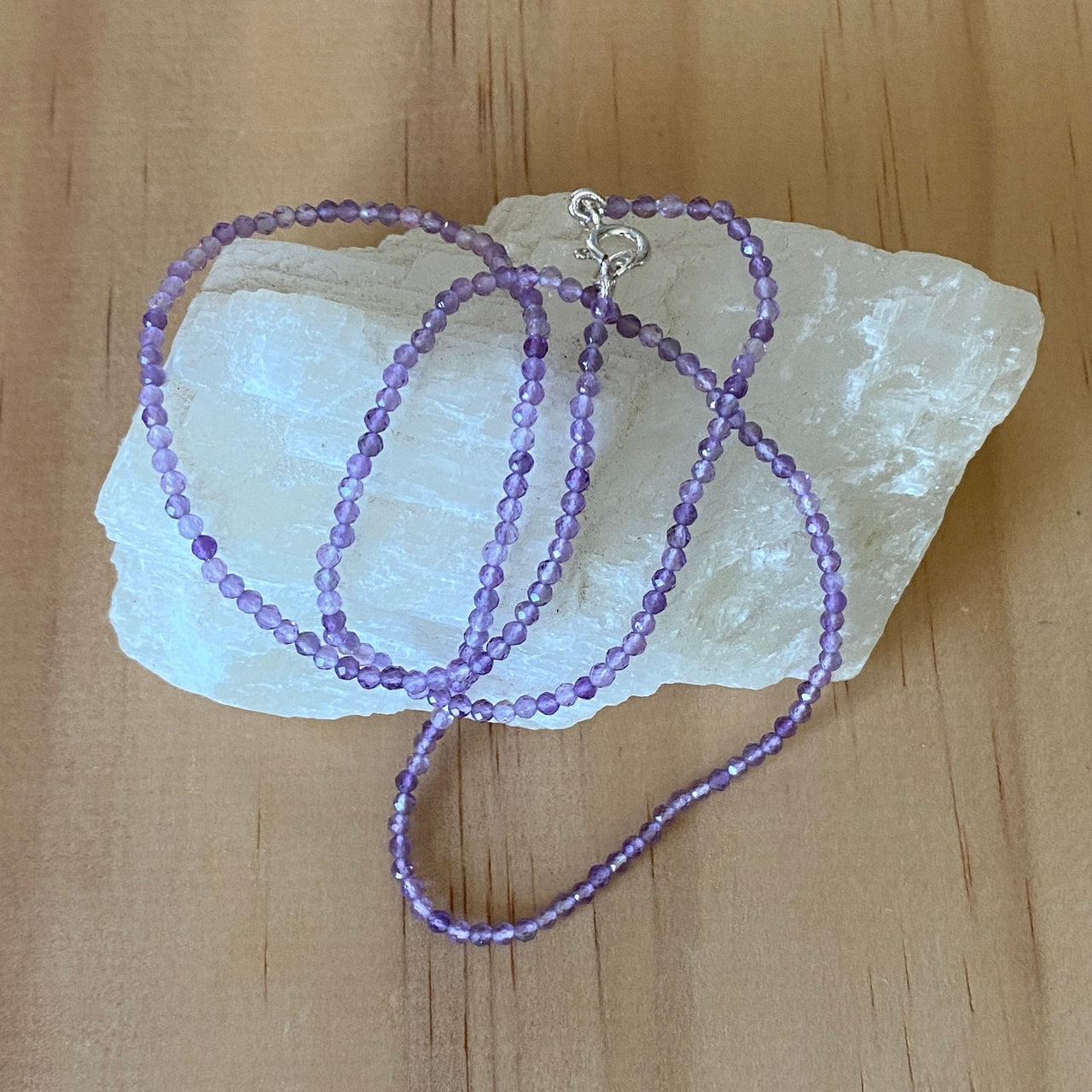 Sterling Silver Amethyst Necklace - Empaness